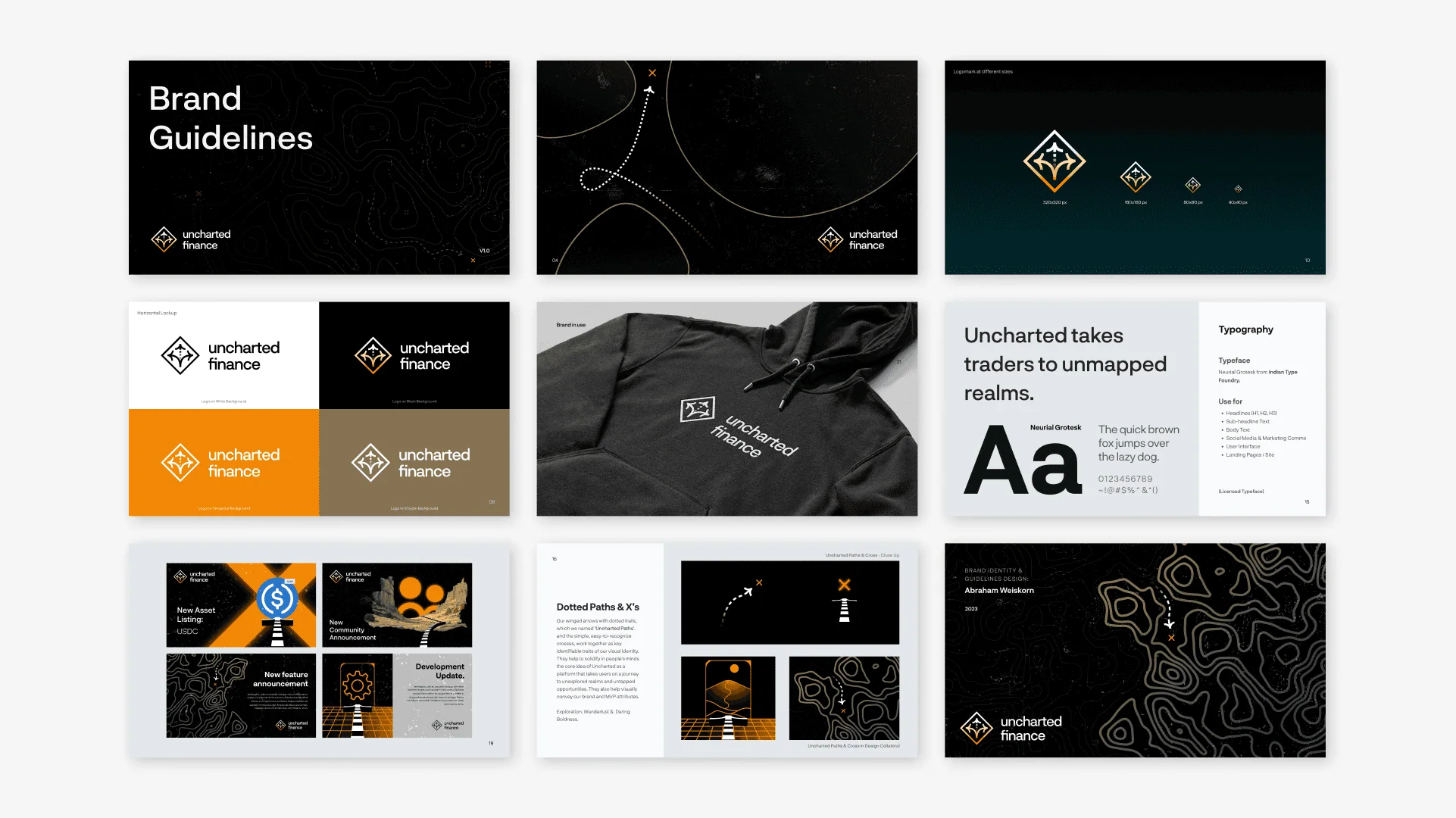 Uncharted Finance: Brand Guidelines Overview