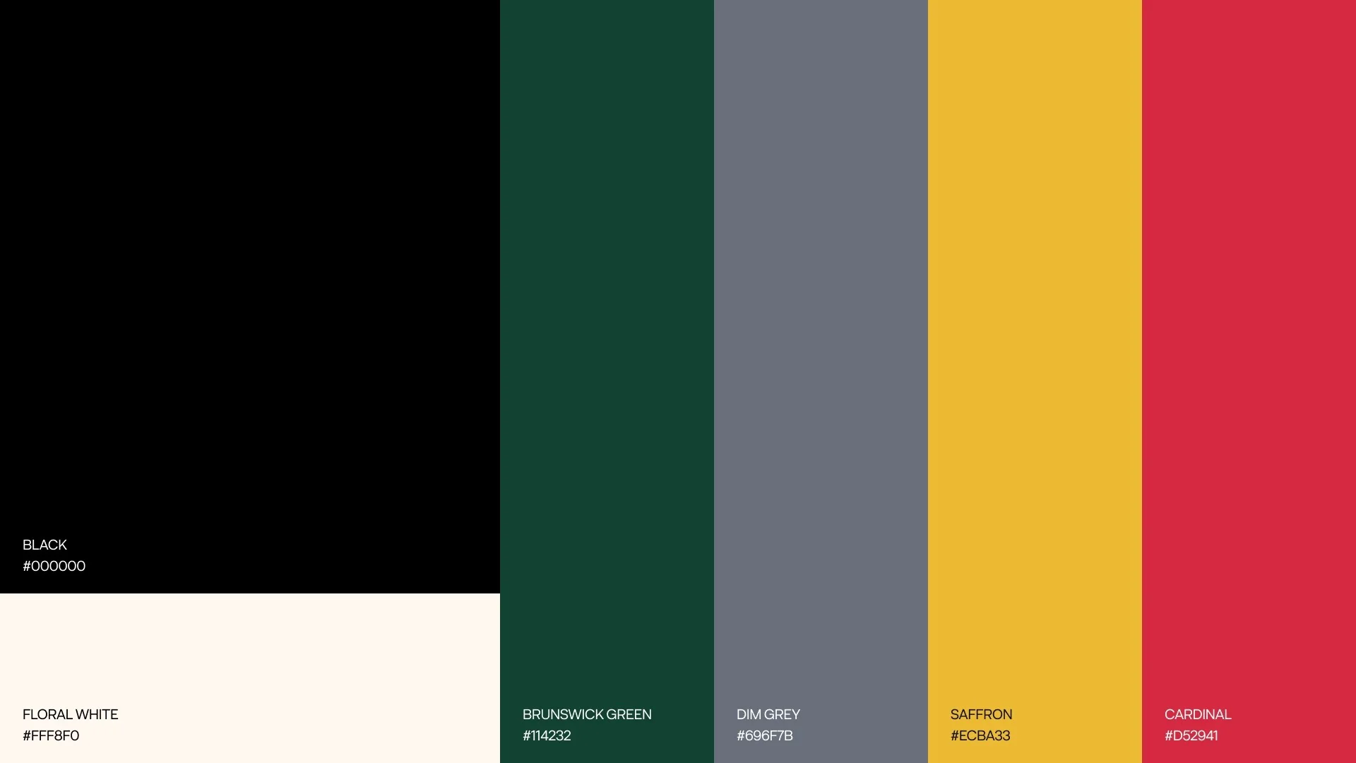 El Dorado: El Dorado Colour Palette