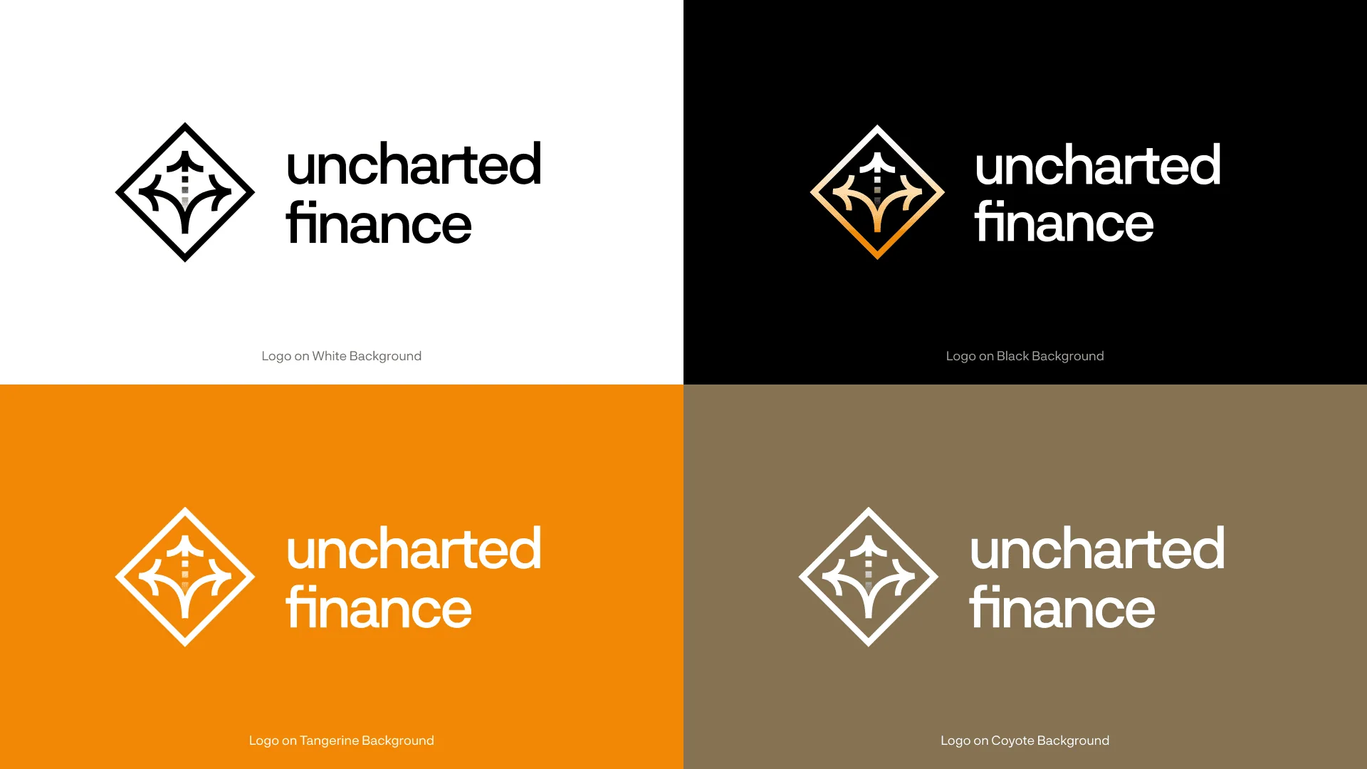 Uncharted Finance: Logo Colourways