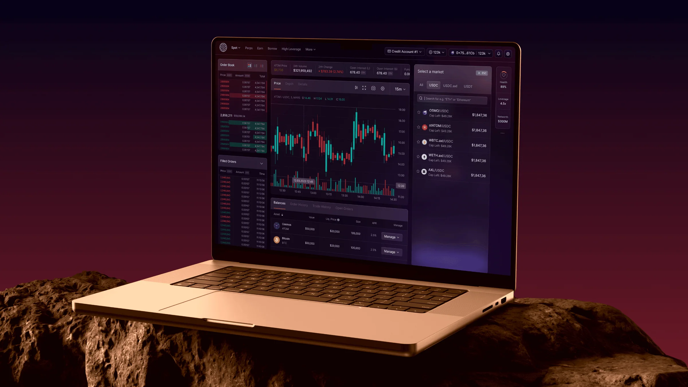 Mars Protocol: Mars dApp MacOS Dock-1