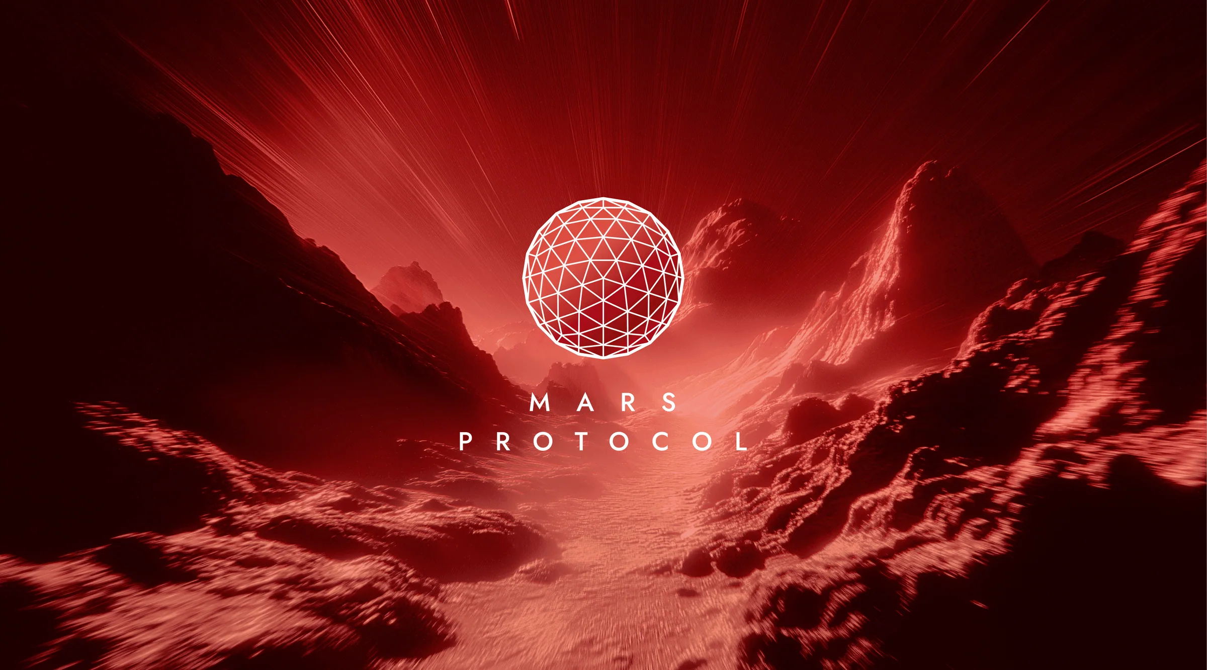 Mars Protocol: Mars Full Logo & Themed Background